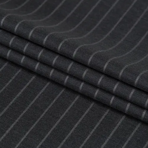 Pinstripe stof voor een trouwpak op maat